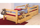Kinder Bett in Kiefer massivholz unbearbeitet Sofie 1
